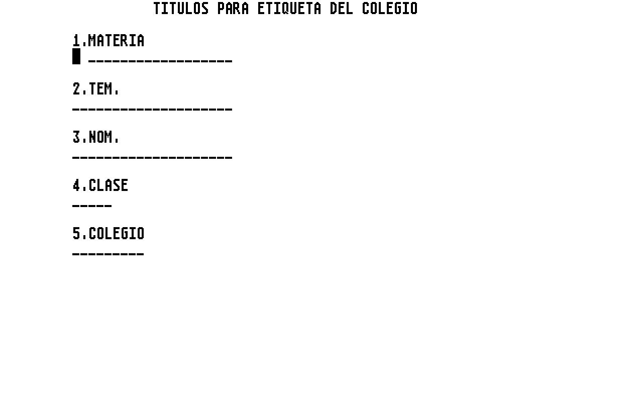 Label Expert atari screenshot